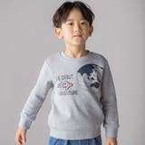 グレー | 【JALコラボ】地球儀＆飛行機ワッペントレーナー(90~140cm) | BeBe