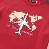【JALコラボ】飛行機刺しゅう袖切り替えラグラントレーナー(90~130cm) | BeBe | 詳細画像16 