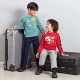 【JALコラボ】飛行機刺しゅう袖切り替えラグラントレーナー(90~130cm) | BeBe | 詳細画像6 