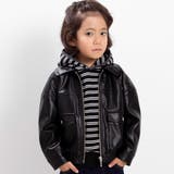 ミニウラケランダムボーダーフーディー(90~160cm) | BeBe | 詳細画像3 