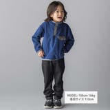 フリースパイピングハイネックプルオーバー | BeBe | 詳細画像2 