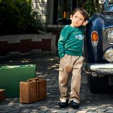 マシュマロウラケ水彩風クラシックカートレーナー(80~150cm) | BeBe | 詳細画像5 