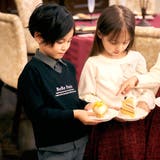 ポンチ×チェックシャツレイヤード風トレーナー(90~160cm) | BeBe | 詳細画像4 