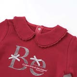 マシュマロウラケラウンドカラーグリッターロゴトレーナー(90~150cm) | BeBe | 詳細画像9