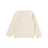 裏起毛フラワー刺しゅう切り替えフリルトレーナー(90~150cm) | BeBe | 詳細画像2 