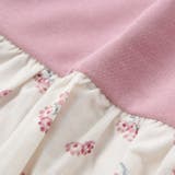 シャツコールGirlyフラワープリントドッキングプルオーバー | BeBe | 詳細画像8 