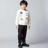 裏起毛ペナントワッペントレーナー(90~150cm) | BeBe | 詳細画像4