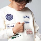 裏起毛ペナントワッペントレーナー(90~150cm) | BeBe | 詳細画像5