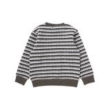 ダイヤMIXボーダーカットニットプルオーバー(90~150cm) | BeBe | 詳細画像11