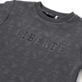 ムラ染めサイドスナップロゴパッチトレーナー(90~160cm) | BeBe | 詳細画像11 