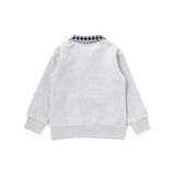 裏起毛チェック切り替えハーフジップトレーナー(90~150cm) | BeBe | 詳細画像11