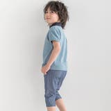 スキッパーカラーカノコ半袖ポロシャツ(100~140cm) | BeBe | 詳細画像4 
