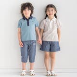 スキッパーカラーカノコ半袖ポロシャツ(100~140cm) | BeBe | 詳細画像8 