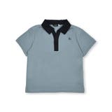 スキッパーカラーカノコ半袖ポロシャツ(100~140cm) | BeBe | 詳細画像9 