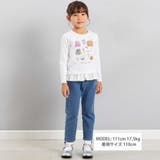 ストレッチジョグデニムスカラップポケットロングパンツ(90~160cm) | BeBe | 詳細画像2