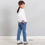 ストレッチジョグデニムスカラップポケットロングパンツ(90~160cm) | BeBe | 詳細画像3