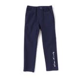 ストレッチツイルロゴ刺しゅうスリムロングパンツ(90~150cm) | BeBe | 詳細画像5 