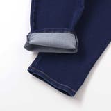 ストレッチジョグデニムバックステッチロゴロングパンツ(90~160cm) | BeBe | 詳細画像12