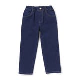 ストレッチジョグデニムバックステッチロゴロングパンツ(90~160cm) | BeBe | 詳細画像6