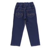 ストレッチジョグデニムバックステッチロゴロングパンツ(90~160cm) | BeBe | 詳細画像7