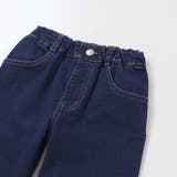ストレッチジョグデニムバックステッチロゴロングパンツ(90~160cm) | BeBe | 詳細画像8