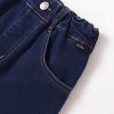 ストレッチジョグデニムバックステッチロゴロングパンツ(90~160cm) | BeBe | 詳細画像9