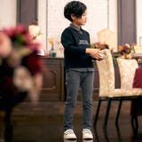 ウールライクストレッチスリムロングパンツ(90~160cm) | BeBe | 詳細画像3