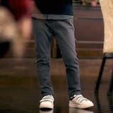 グレー | ウールライクストレッチスリムロングパンツ(90~160cm) | BeBe