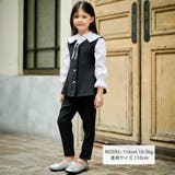 ダブルクロステーパードロングパンツ(110~160cm) | BeBe | 詳細画像2