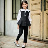 ダブルクロステーパードロングパンツ(110~160cm) | BeBe | 詳細画像3