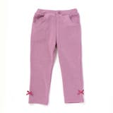 【抗菌防臭】ミラノリブリボン付き8分丈クロップドパンツ(90~130cm) | BeBe | 詳細画像8 