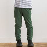 グリーン | 【抗菌防臭】ミラノリブポイントロゴ9分丈ロングパンツ(90~130cm) | BeBe