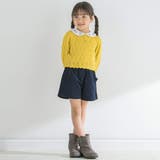 シャツコールくるみボタンショートパンツ(90~150cm) | BeBe | 詳細画像3 