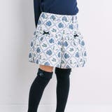 【お揃い】パティスリーフラワープリントキュロットパンツ(90~150cm) | BeBe | 詳細画像1