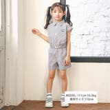 【お揃い】ストライプショートパンツ(90~160cm) | BeBe | 詳細画像2 