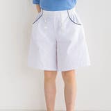 ホワイト | ピケストレッチマリンパンツ(90~160cm) | BeBe