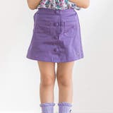 ツイルフロントポケットボタン付きスカパン(90~150cm) | BeBe | 詳細画像1 