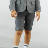 モクロディ裾ダブルスラックスハーフパンツ(110~130cm) | BeBe | 詳細画像1 