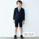 モクロディ裾ダブルスラックスハーフパンツ(110~130cm) | BeBe | 詳細画像2 