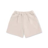 ベージュ | ダブルクロスタックショートパンツ(110~130cm) | BeBe