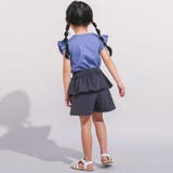 シャンブレーペプラムフリルショートパンツ(90~160cm) | BeBe | 詳細画像4 
