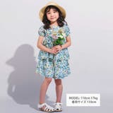 【お揃い】ドビーフラワーガーデンプリントキュロットパンツ(90~150cm) | BeBe | 詳細画像2 