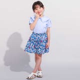 【お揃い】ドビーフラワーガーデンプリントキュロットパンツ(90~150cm) | BeBe | 詳細画像4 