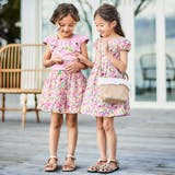 【お揃い】フルールドゥジョワプリントフリルキュロットパンツ(90~150cm) | BeBe | 詳細画像7