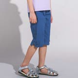 ピケストレッチフラワーモチーフサブリナパンツ(90~160cm) | BeBe | 詳細画像1 