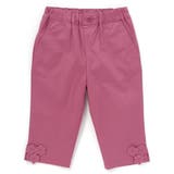 ピンク | ピケストレッチフラワーモチーフサブリナパンツ(90~160cm) | BeBe