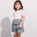 ギンガムジャガードヒラミニキュロットパンツ(90~150cm) | BeBe | 詳細画像4 