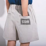 リネン調オックスタックショートパンツ(90~160cm) | BeBe | 詳細画像7 