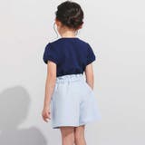 【WEB限定】ツイルストレッチウエストリボンショートパンツ(100~140cm) | BeBe | 詳細画像7 