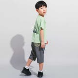 【WEB限定】ツイルストレッチポケットロゴプリントハーフパンツ(100~140c… | BeBe | 詳細画像6 